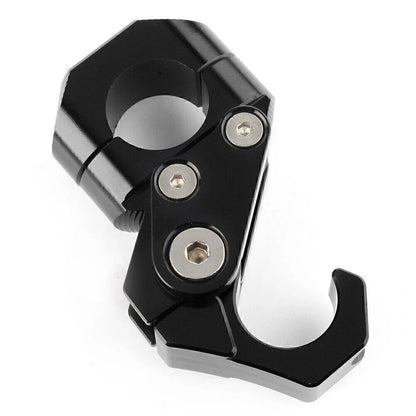 CNC 22MM 7/8" Handlebar Hook for Scooter - Helmet Luggage Bag Hanger Black