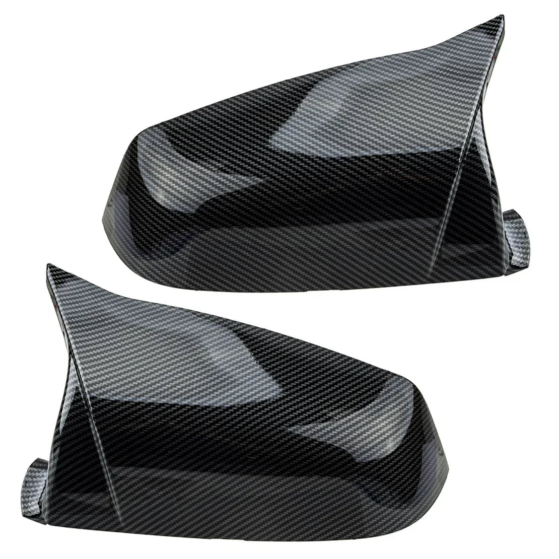 2 x Mirror Caps for BMW E60 E61 F10 F11 F01 F02 (2007-2017)