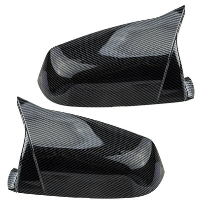 2 x Mirror Caps for BMW E60 E61 F10 F11 F01 F02 (2007-2017)
