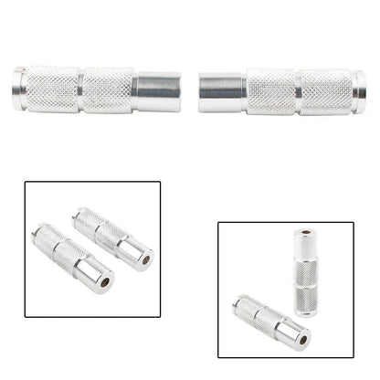 CNC Silver Rear Foot Pegs for Universal Motorcycle