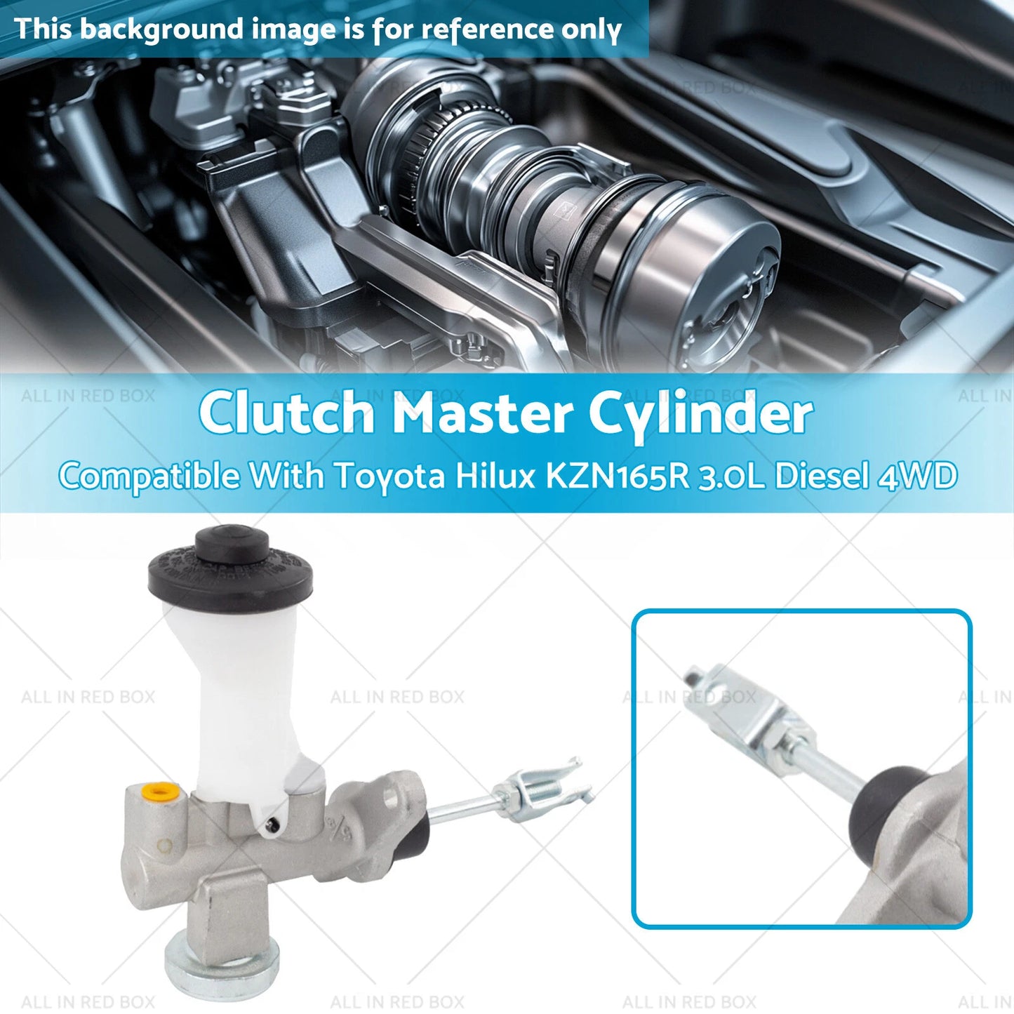 Clutch Master Cylinder for Toyota Hilux KZN165R 3.0L Diesel 4WD (2000-2005)