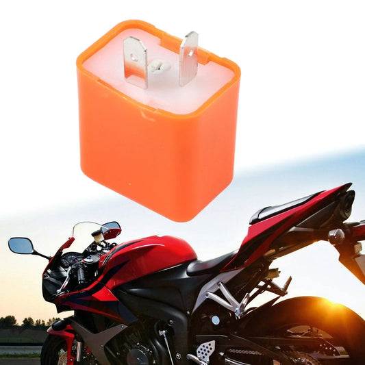 1 x 2 Pin Adjustable LED Indicator Flasher Relay for Motorcycle