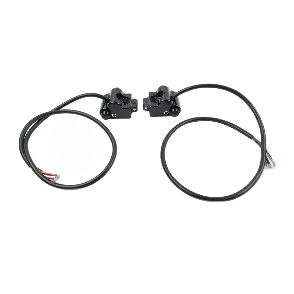 1" CNC Handlebar Switch Controls Housing for Harley Universal Motor Black