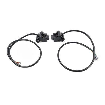 1" CNC Handlebar Switch Controls Housing for Harley Universal Motor Black