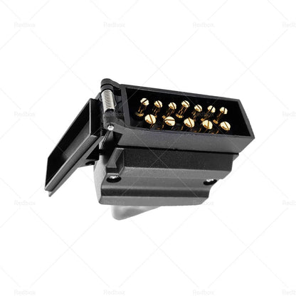 12 Pin Flat Connector Plug for Trailer Caravan Boat Vehicle