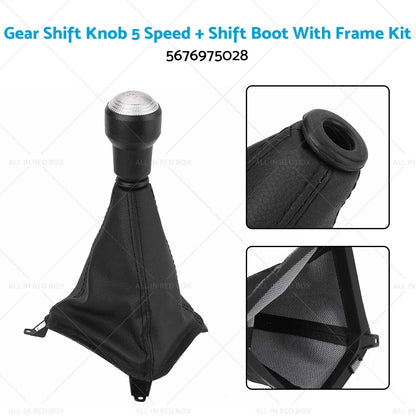5 Speed Gear Shift Knob & Boot Frame for Hyundai Tucson (2004-2009)