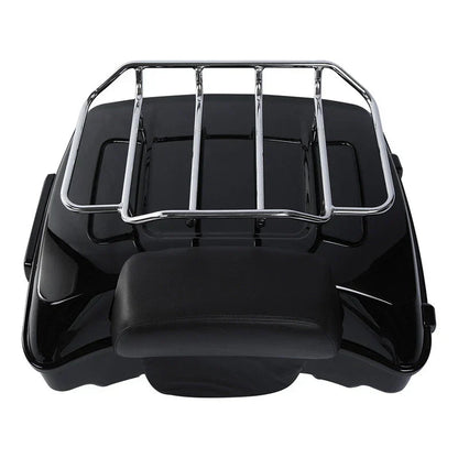 Chopped Trunk Backrest Rack Solo Mount for Harley Street Glide (2014-2025)