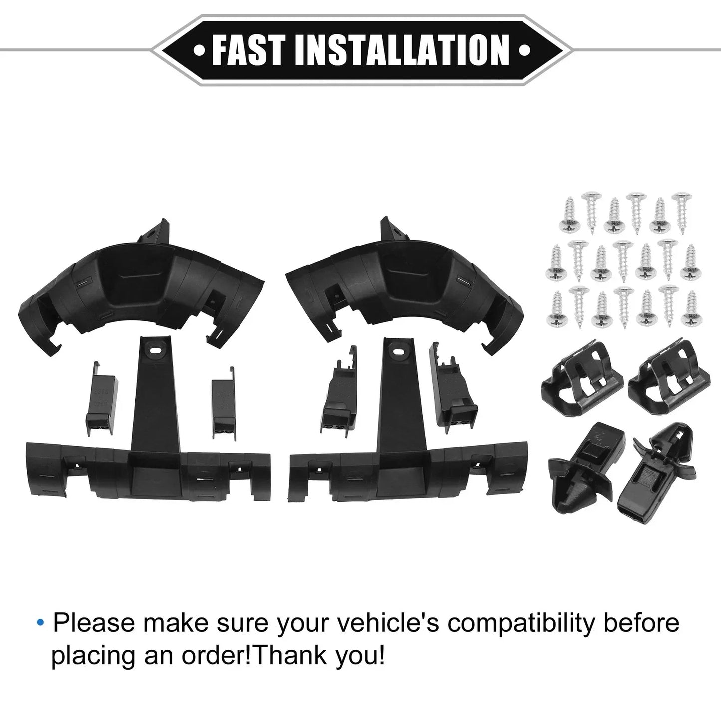 Front Grille Assembly with LED Lights for Dodge Ram 3500 (2010) Gloss Black