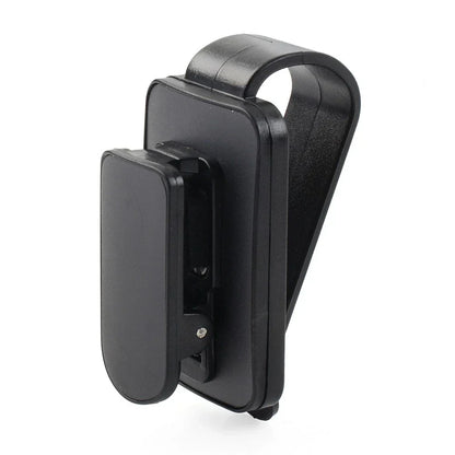 Sun Visor Clip Holder for Car - Fit Glasses, Sunglasses, Eyeglass Cards - Black