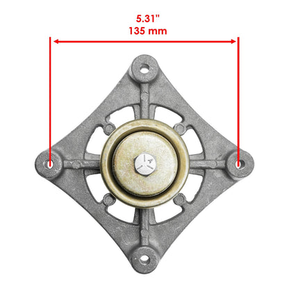 42 in Deck Spindles w 4.8 in OD Pulley for Hustler Raptor 7000 (2016–2020)