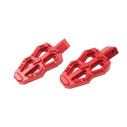 Red Rear Foot Pedal Rests for Benelli TNT 600 300 302S & QJMotor 350 400