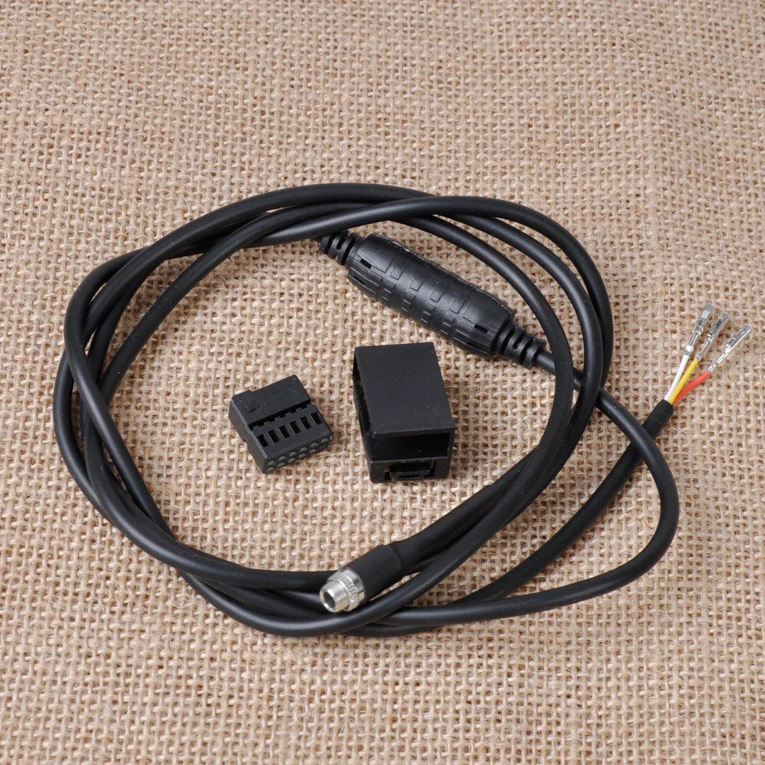 35mm AUX In Jack Male Female Adapter Cable for BMW 5 6 Series (2006-2010)