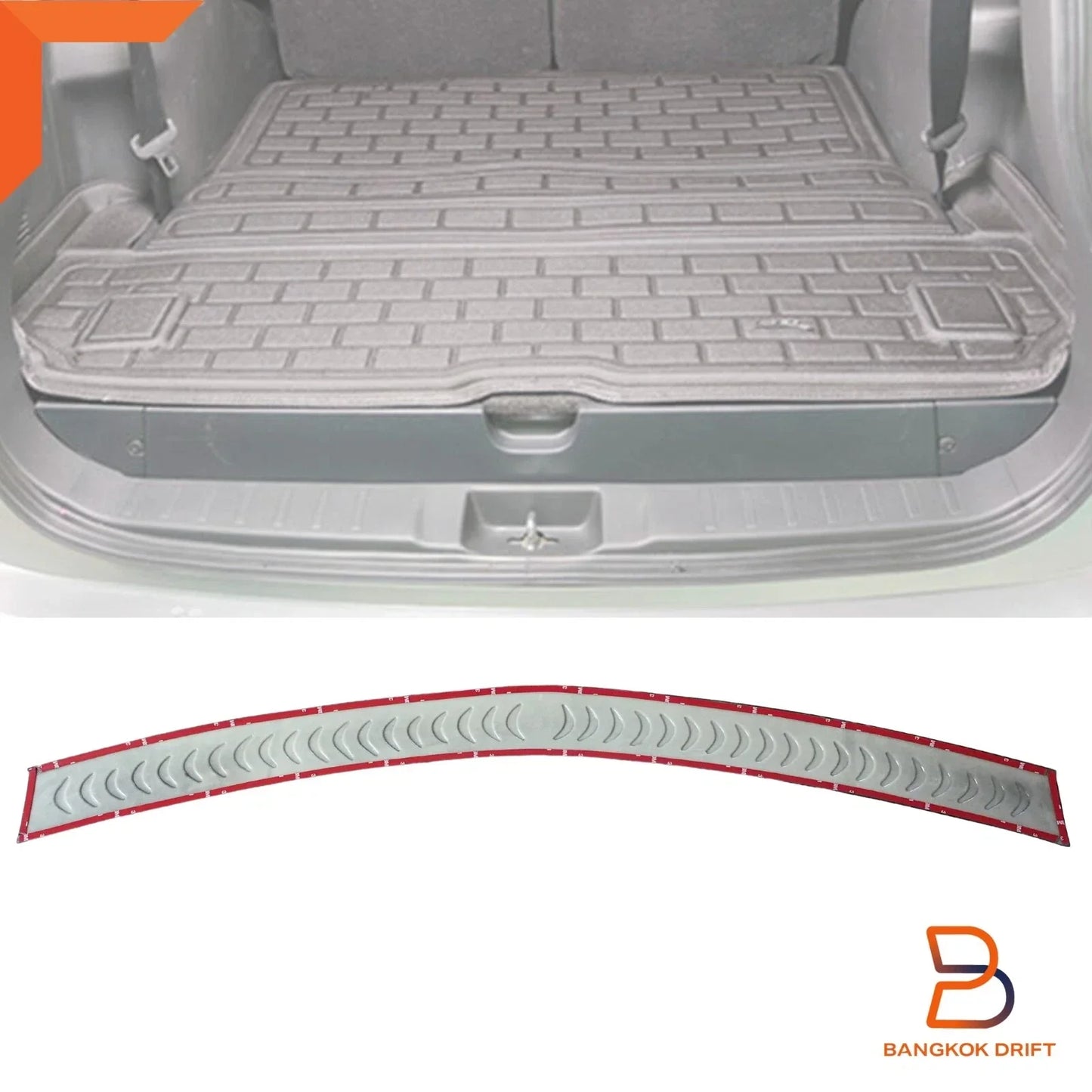 Carbon Fiber Rear Bumper Step Cover Trim for Holden Colorado 7 (2012-2020)