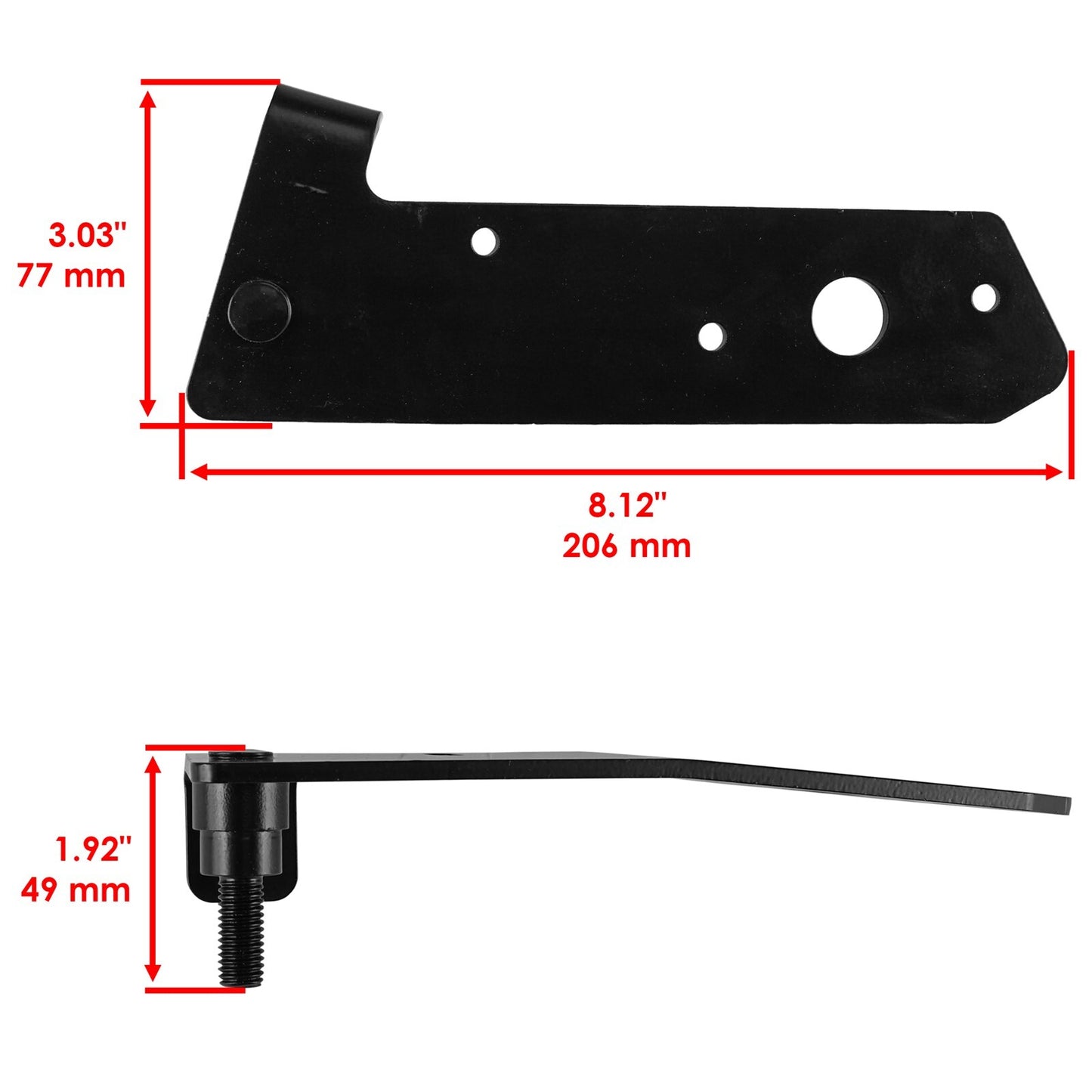 Deck Brake Actuator Arm and Pulley for John Deere 102 105 107S (2010–2018)