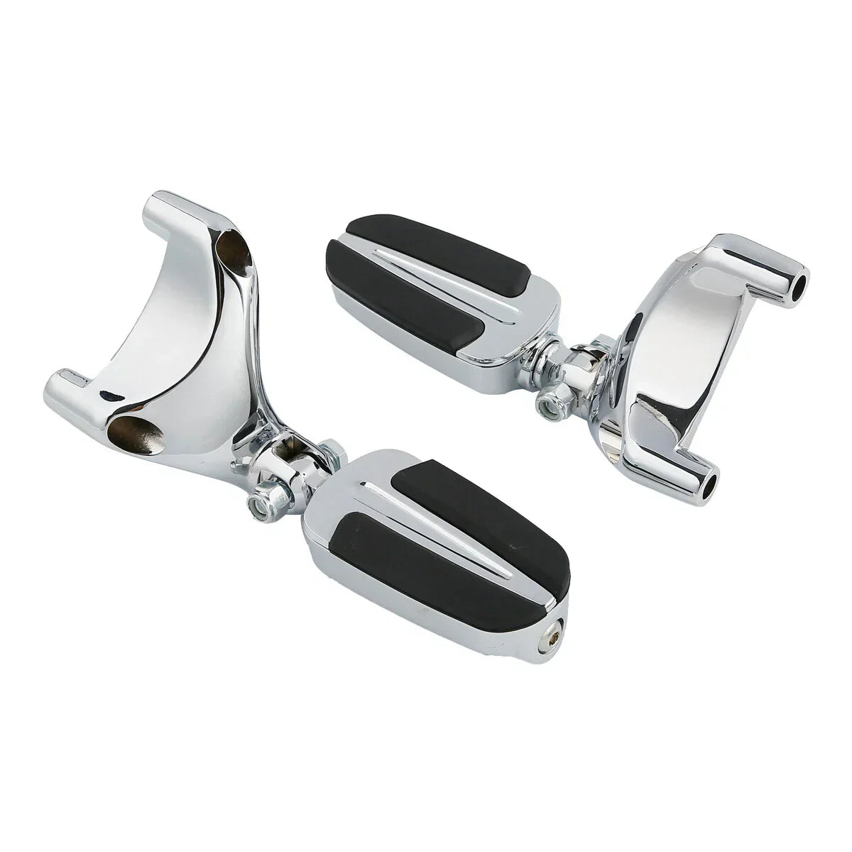 Chrome Rear Passenger Foot Peg Mount for Harley Sportster 1200 883 (2004-2013)