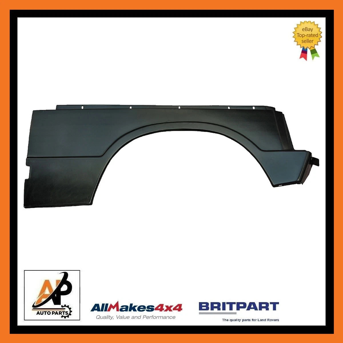 Front Wing RH Exposed Hinge Type Replacement for Range Rover Classic (1970–1996)