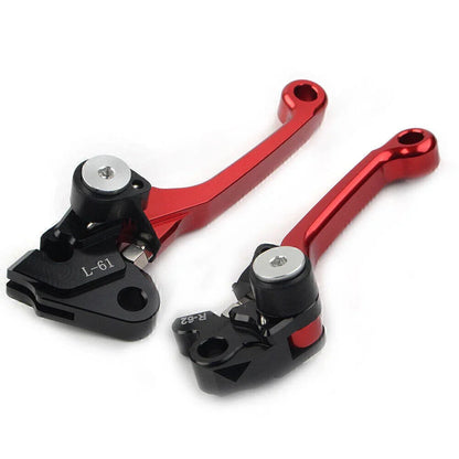 Dirt Clutch Brake Levers RED for Kawasaki KX450F (2006-2012)