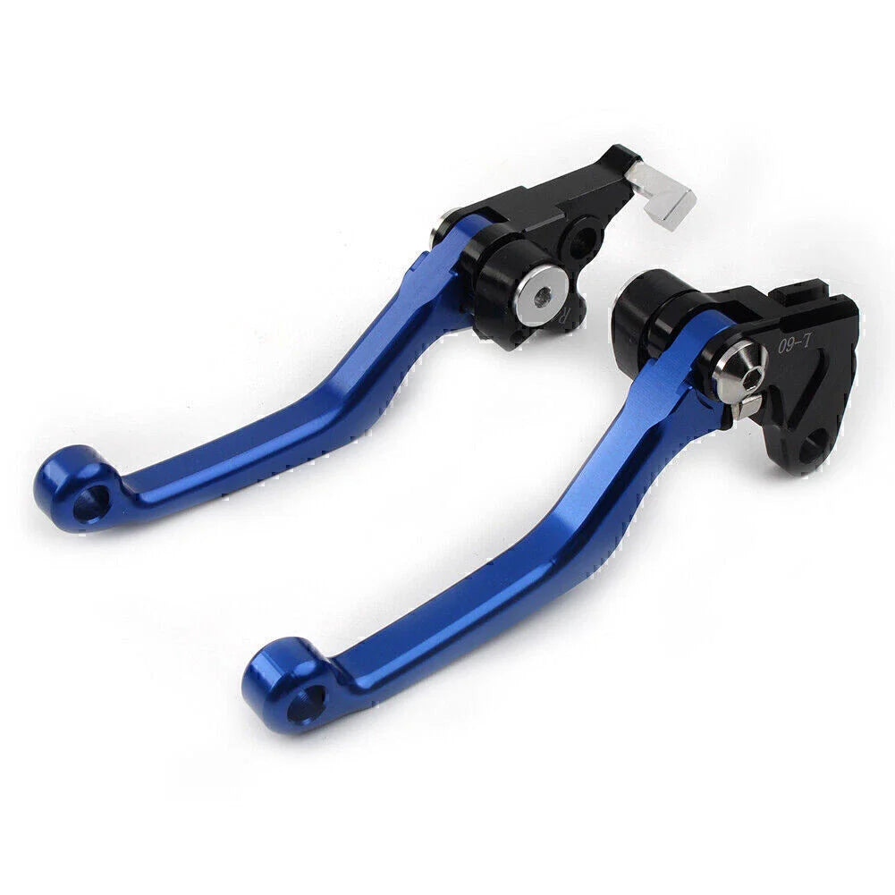 Aluminum Blue Pivot Dirt Clutch Brake Levers for Kawasaki KLX250 (1993-1997)