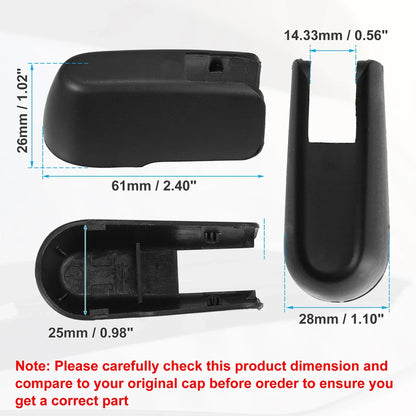 Rear Windshield Wiper Arm Nut Cover for Honda HR-V 5 Door (2016-2023)