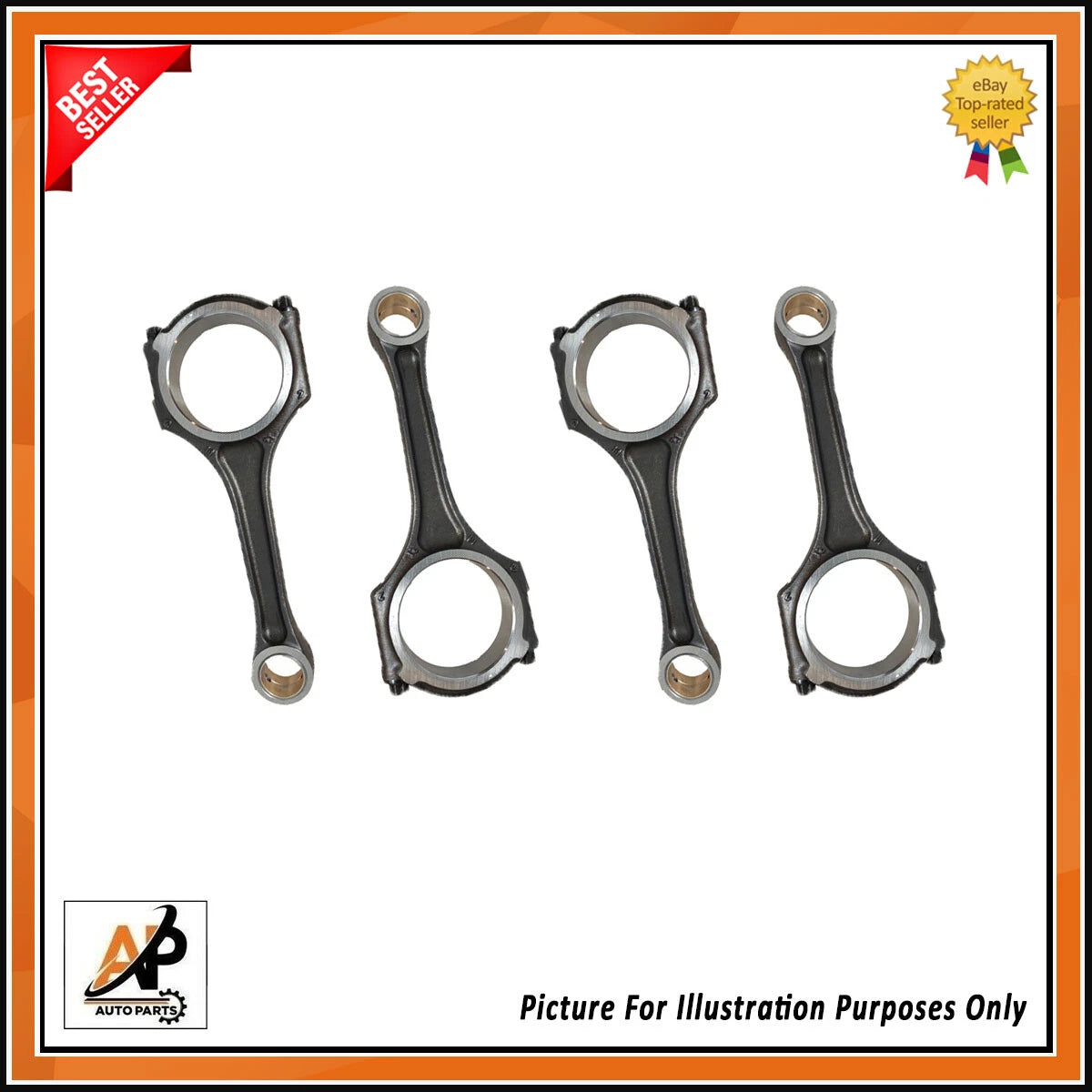 Connecting Rod Set OEM Replacement for Mercedes-Benz A B C Class (2013–)