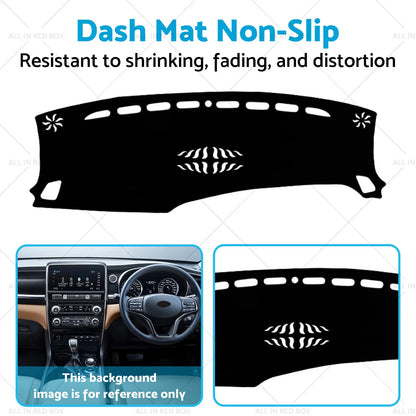 Non-Slip Dash Mat for Kia Carnival KA4 2020-2024 Dashboard Cover Black