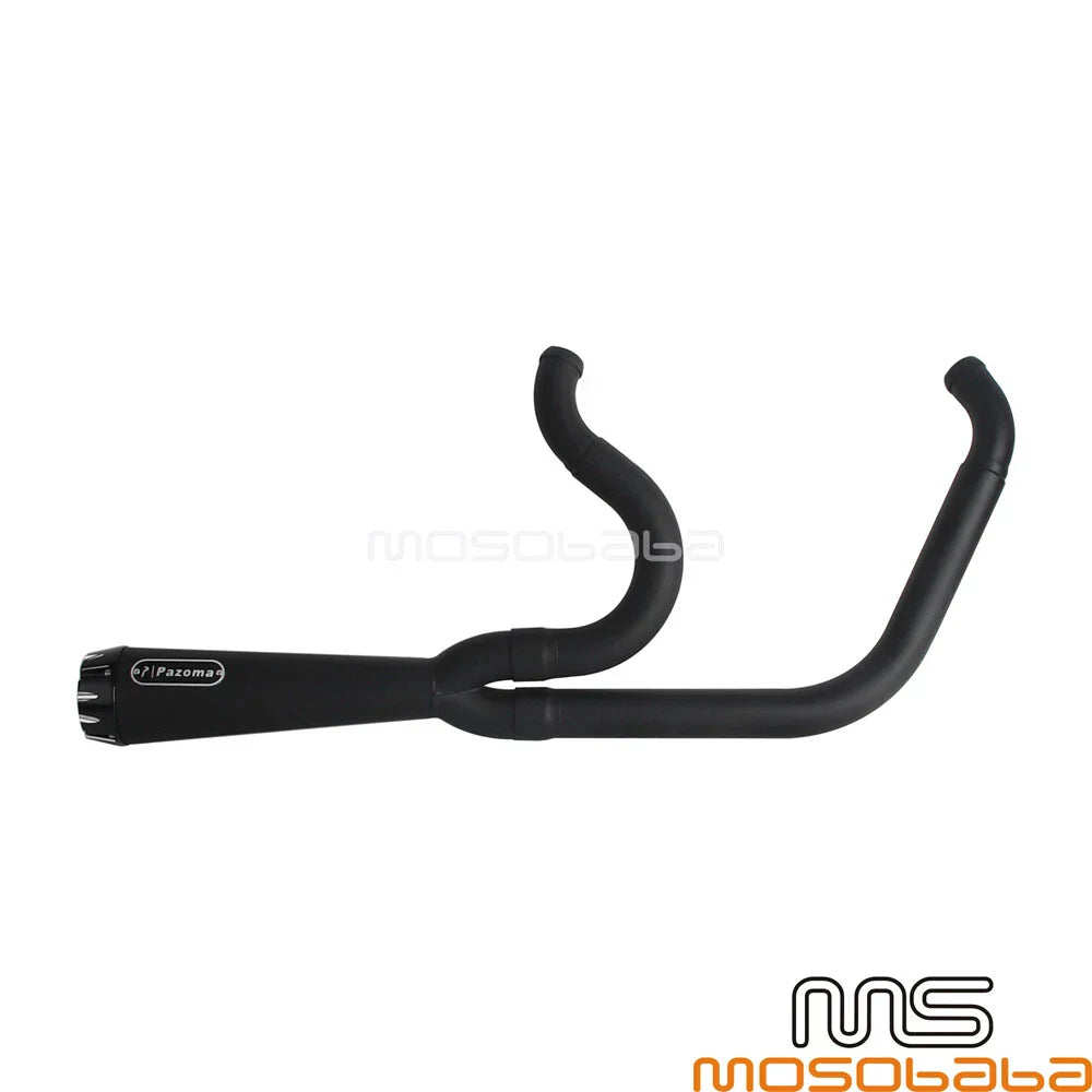 Full 2-into-1 Exhaust System for Harley Softail Standard FXST, Street Bob FXBBS