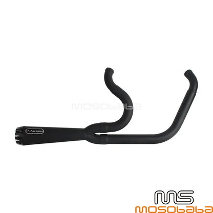 Full 2-into-1 Exhaust System for Harley Softail Standard FXST, Street Bob FXBBS