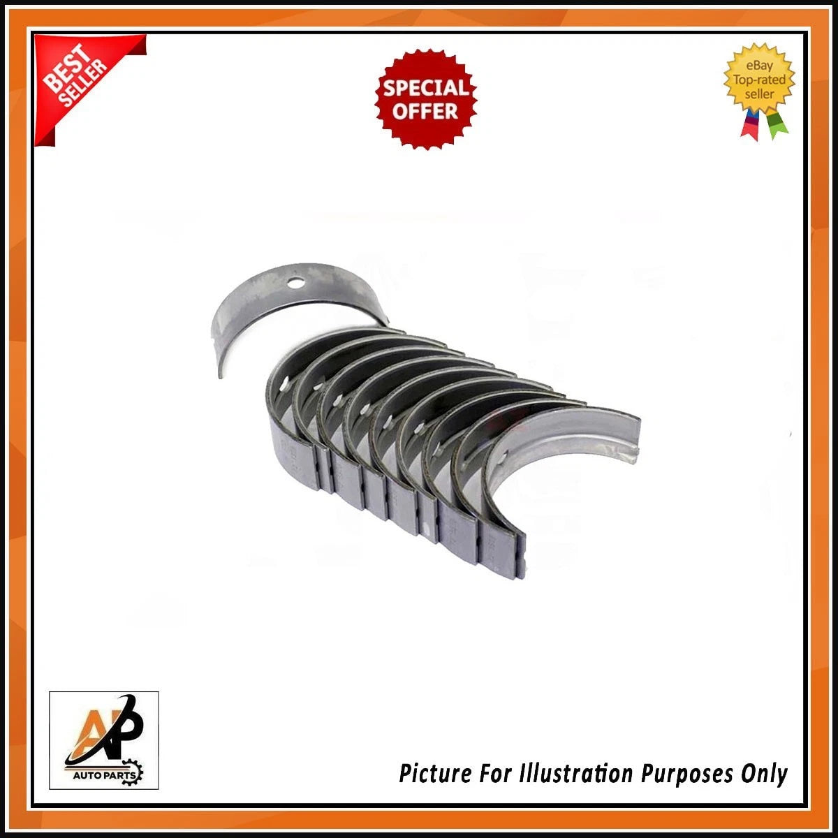Crankshaft Main Bearings Set STD for Ford EcoBlue YL YF6 2.0L Diesel ()