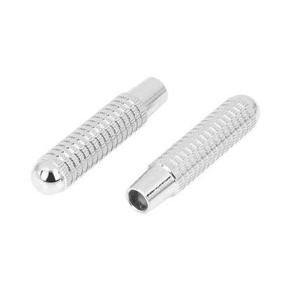 4Pcs Silver Tone Aluminum Alloy Door Lock Knobs for Mercedes-Benz