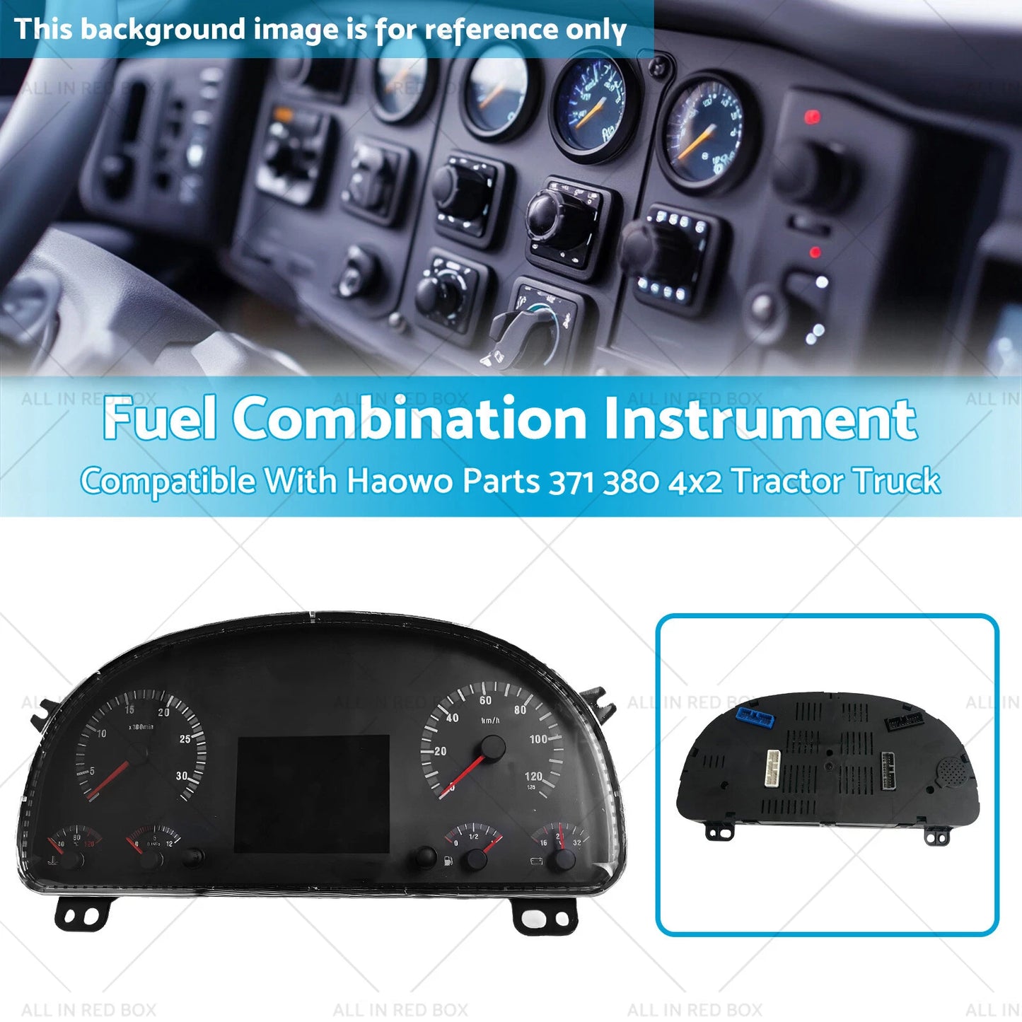 Fuel Combination Instrument for Haowo 371 380 4x2 Tractor Truck