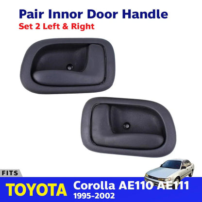 Interior Door Handle Inner L+R Fits Toyota Corolla AE110 AE111 4D Sedan 1995-02