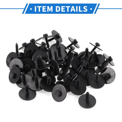 50 x Car Fender Liner Splash Shield Bumper Cover Screws for Mercedes-Benz A220