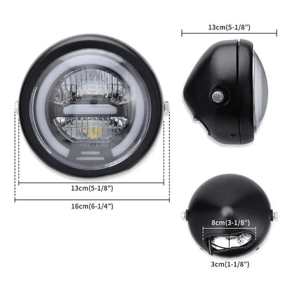 5.75" LED White Headlight Hi/Lo DRL for Coleman CT200U-EX BT200X Mini Bike