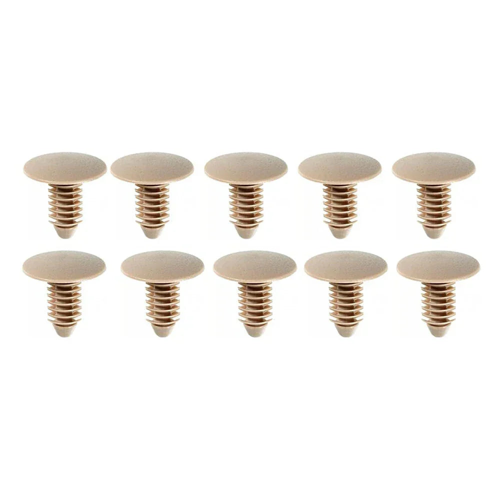 10Pcs Headliner Retainers Beige for Kia Morning Picanto (2018-2020)