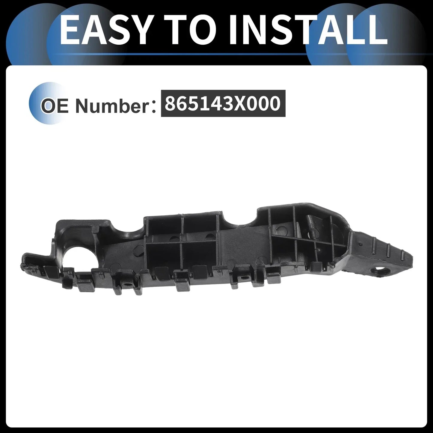 Right Front Bumper Retainer Bracket for Hyundai Elantra (2011-2016)