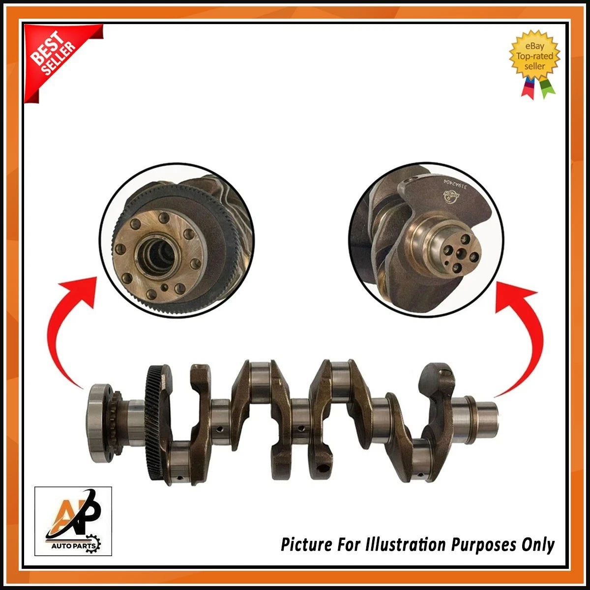 Crankshaft Rebuild Kit Heavy Duty for Land Rover Jaguar 2.0 Diesel (204DTD)