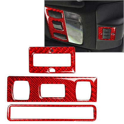 Carbon Red Hardtop Car Reading Light Panel Cover for Audi TT (2001-2006) 3 x Pcs