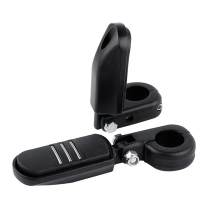 Matte Black 1.25" Highway Bar Footpegs for Harley Sportster XL 883 1200 (2004-2023)