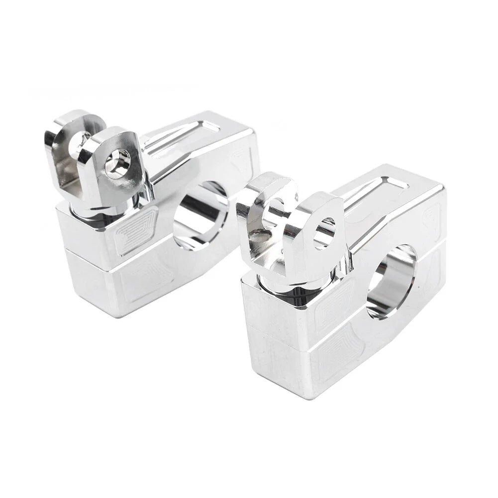 25MM Foot Peg Rest Clamp Bracket for Harley Crash Bar