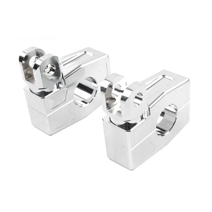 25MM Foot Peg Rest Clamp Bracket for Harley Crash Bar