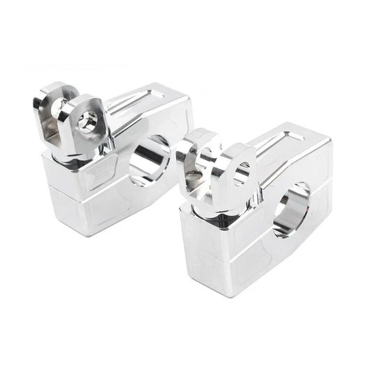 25MM Foot Peg Rest Clamp Bracket for Harley Crash Bar