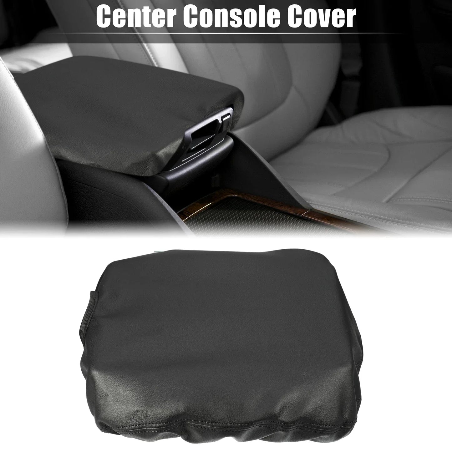 Center Console Cover Pad for Dodge Ram 1500 2009-2018 Black
