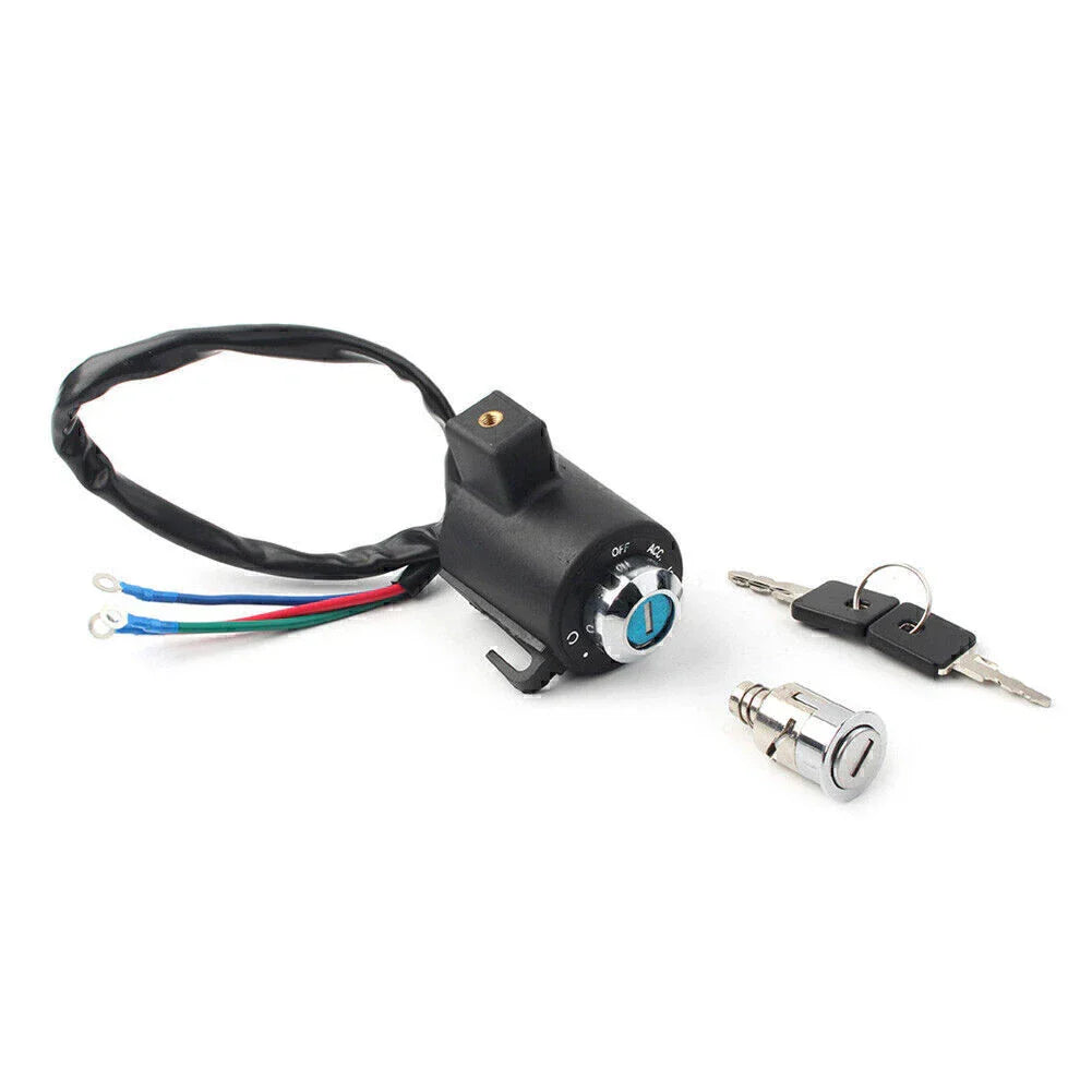 Ignition Switch Fuel Gas Cap Seat Lock Key for Harley Sportster 883 (1995-2003)
