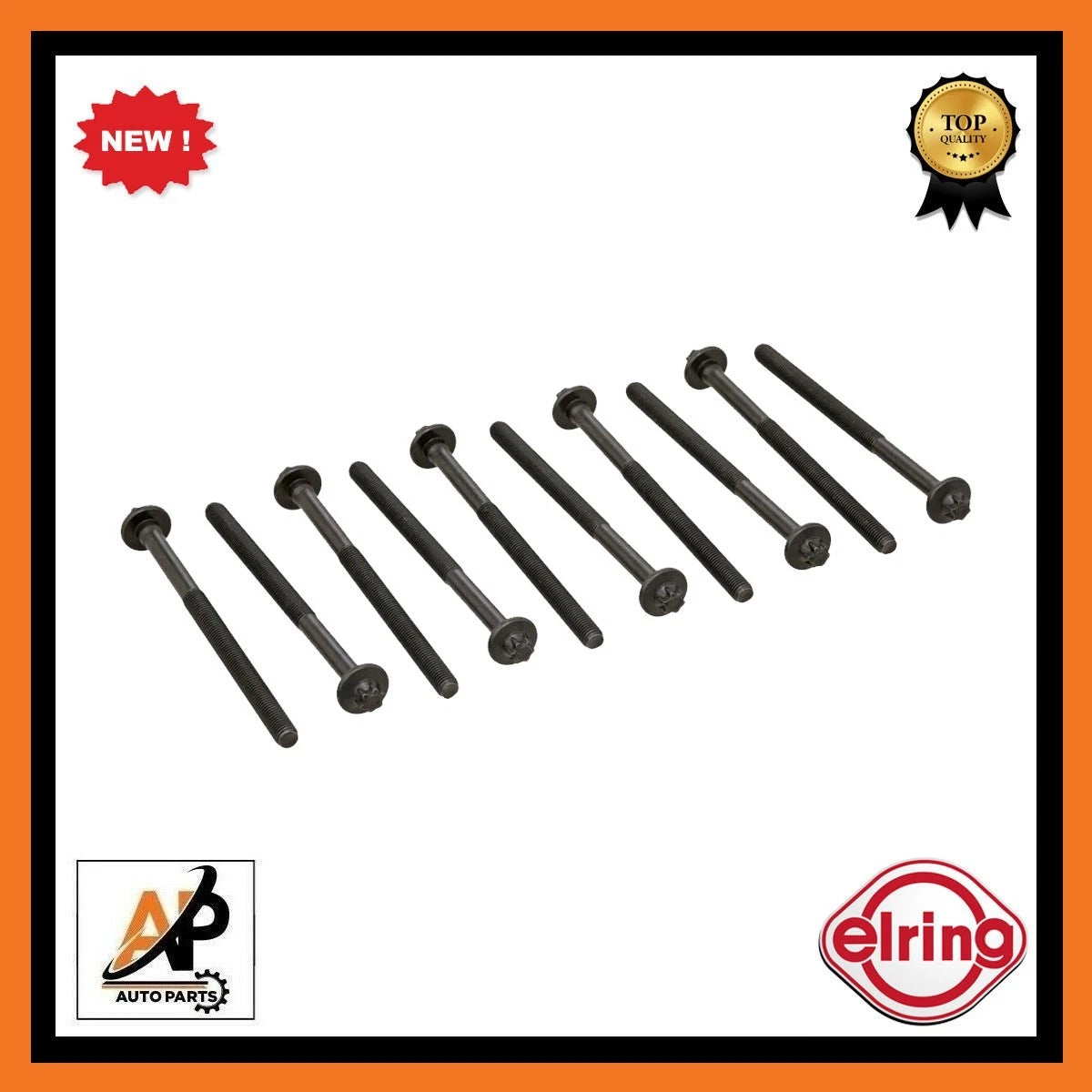 Cylinder Head Bolt Set for Citroën LFZ (XU7JP) Engine (2006–2014)