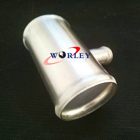 2.25" Blow Off Valve Adapter Aluminum T-Pipe for 25mm ID BOV