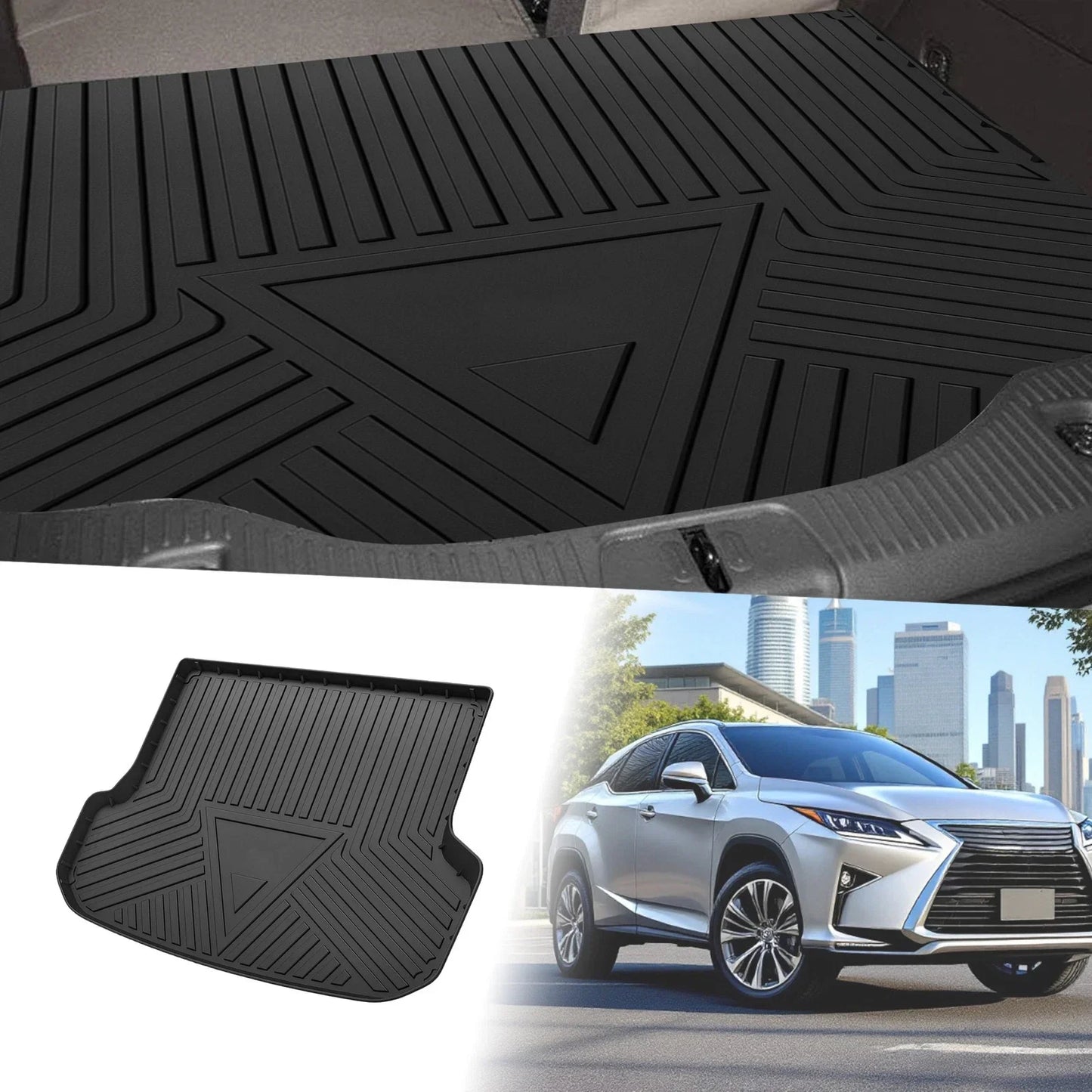 Cargo Liner Rear Trunk Mat for Lexus RX350/RX450h (2016-2022) 1 x TPE