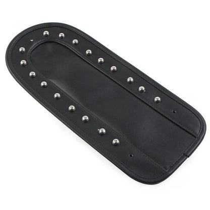 Black PU Leather Rear Fender Bib Solo Seat for Harley Heritage Softail (06-17)