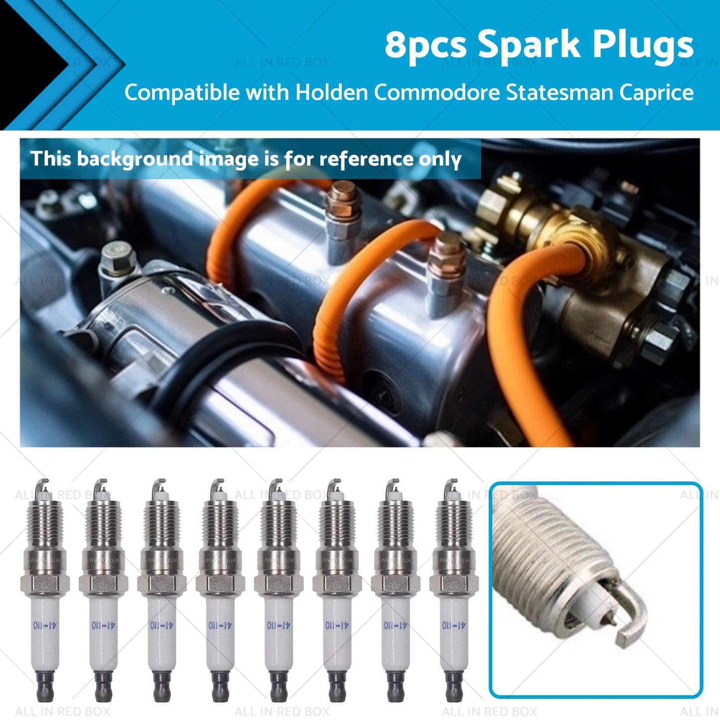 8 x Iridium Spark Plugs for Holden VT VX VY VZ VE VF SS V8 LS1 LS2 LS3 (1997-2020)