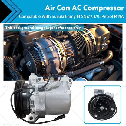 AC Compressor for Suzuki Jimny FJ SN413 1.3L Petrol (1998-2018)