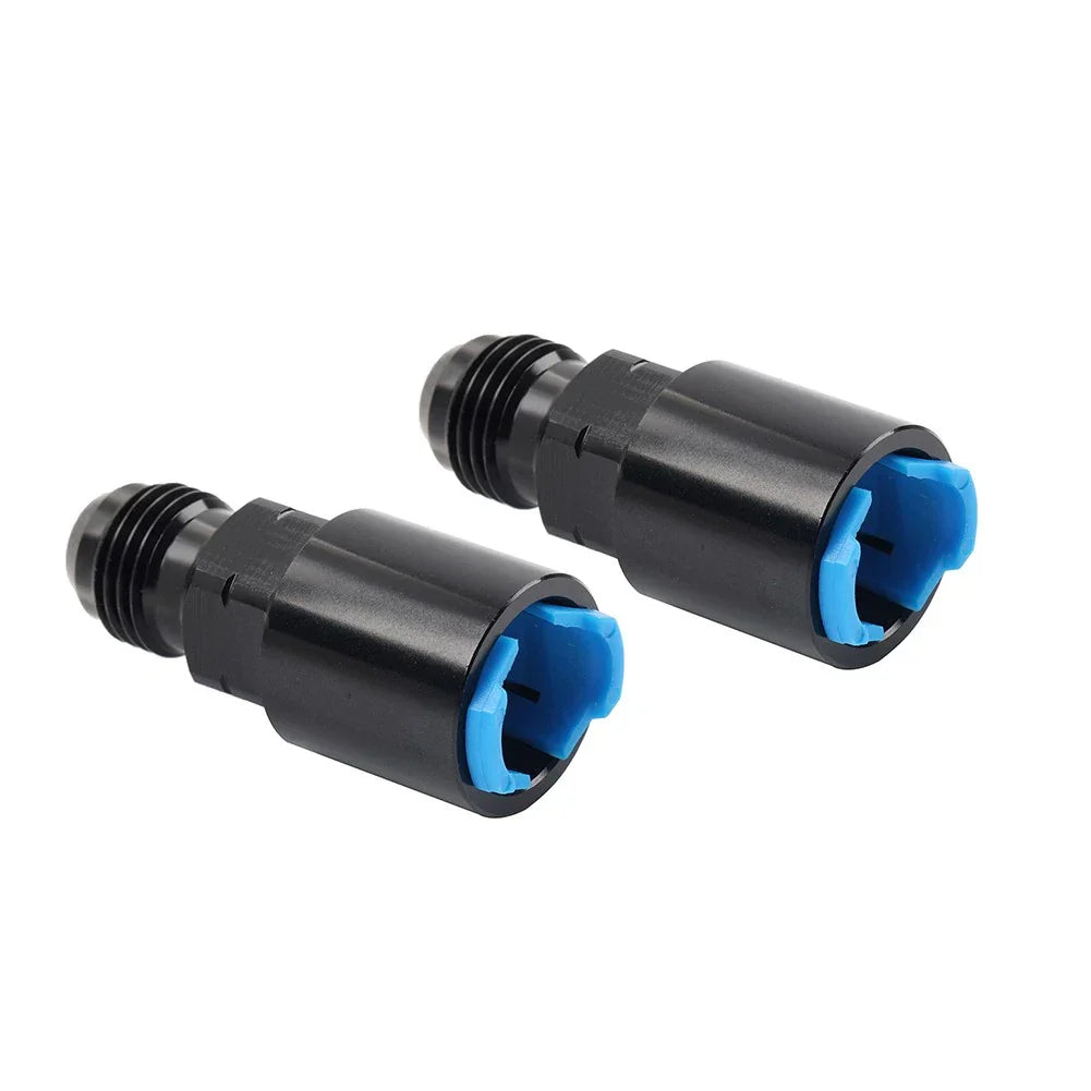 6AN Male to 5/16" Female Quick-Disconnect EFI Fuel Rail Fitting